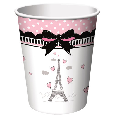 תמונה של כוסות נייר חם/קר לחגוג בפריז