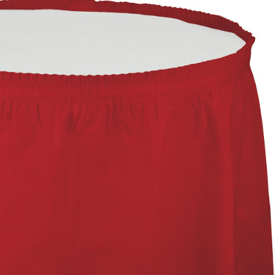 תמונה של חצאית שולחן - אדום