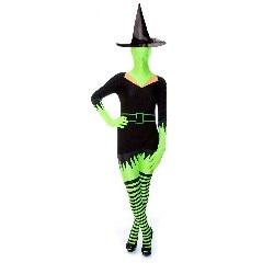 תמונה של תחפושת מבוגר מכשפה ירוקה M