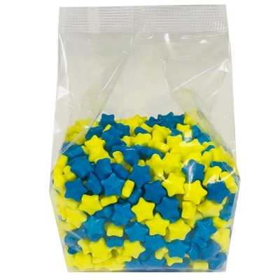 תמונה של סוכריות כוכבים כחול צהוב 500 גרם