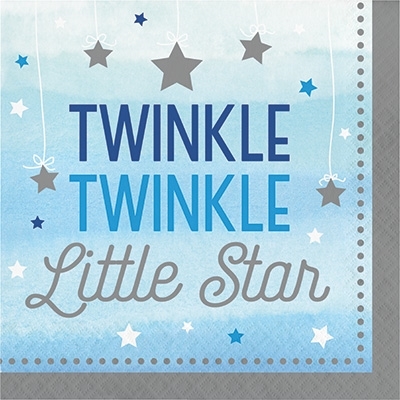 תמונה של מפיות גדולות כוכב קטן תכלת - Twinkle