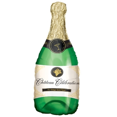 תמונה של בלון הליום ענק בקבוק שמפניה