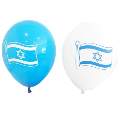 תמונה של בלון דגל ישראל 5יח