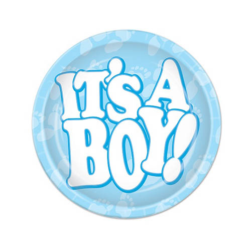 תמונה של צלחות נייר קטנות !It's a boy