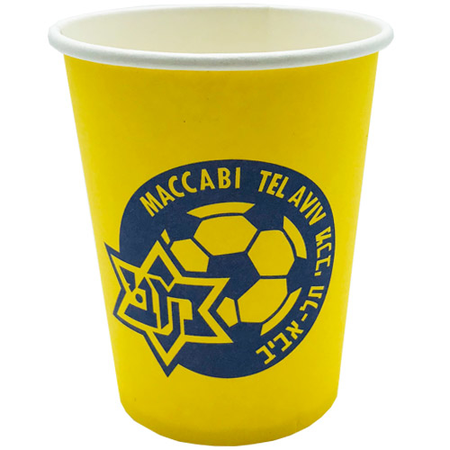 תמונה של כוסות נייר חם/קר מכבי תל אביב - כדורגל