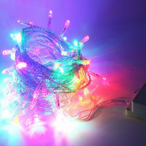 תמונה של שרשרת LED צבעונית חשמלית