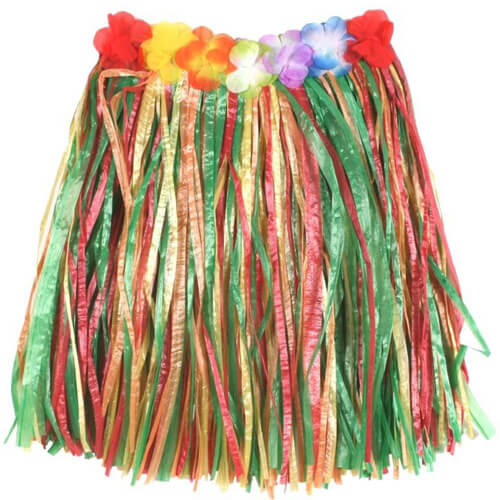 תמונה של חצאית הוואיי צבעונית - לילדים
