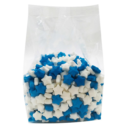 תמונה של סוכריות כוכבים כחול לבן 500 גרם
