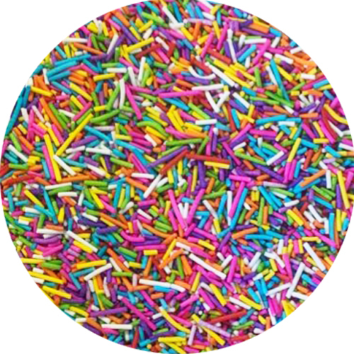 תמונה של סוכריות ספרינקלס צבעוני - ארוך 120 ג'