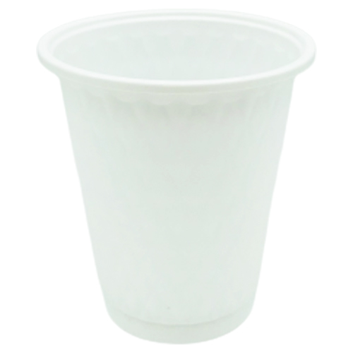 תמונה של כוסות פלסטיק יהלום - לבן