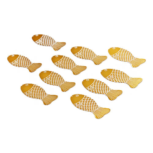 תמונה של דגי זהב לקישוט - זהב