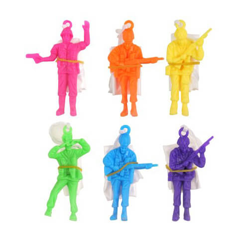 תמונה של דמויות חיילים צבעוניות - מגוון