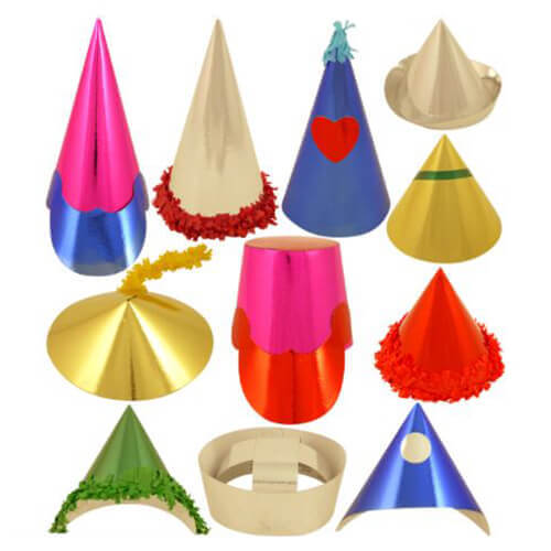 תמונה של מיני כובעי קרנבל - מגוון