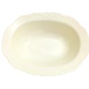 קערה אובלית גדולה וינטג' קרם