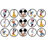 דף לקאפקייקס מיקי מאוס 1