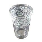 כוסות עיטורים - לבן