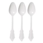 10 כפות וינטג' לבן