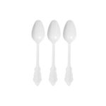 10 כפיות וינטג' לבן