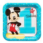 צלחות גדולות מיקי מאוס שנה