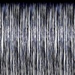 וילון פרנזים מטאלי - שחור