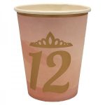 כוסות נייר חם/קר בת מצווה זהב