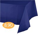 מפה פשוטה פלסטיק - כחול כהה