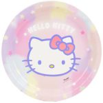 צלחות נייר גדולות הלו קיטי