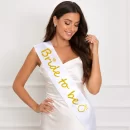 סרט bride to be לבן זהב