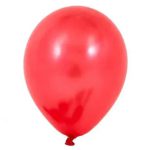 בלוני לטקס מטאלי אדום 100 יח'