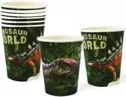 כוסות נייר חם/קר דינוזאורים