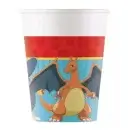 כוסות נייר חם קר פוקימון 8 יח'