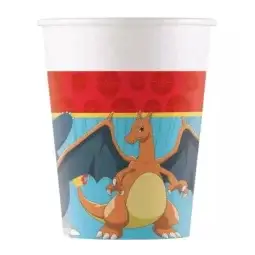 כוסות נייר חם קר פוקימון 8 יח'