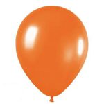 בלוני לטקס מטאלי כתום 100 יח'