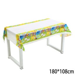 מפת שולחן חיות הג'ונגל