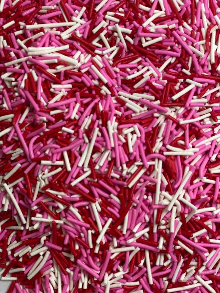 סוכריות לקישוט מיקס ורוד לבן