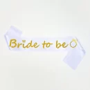 סרט bride to be לבן זהב