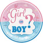 צלחות נייר גדולות בן או בת