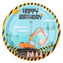 צלחות נייר קטנות מסיבת טרקטורים