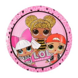 צלחות נייר קטנות LOL