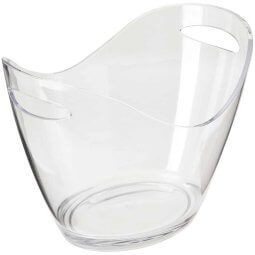 דלי מעוצב לקרח - שקוף