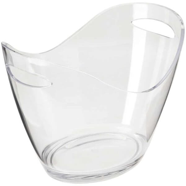 דלי מעוצב לקרח - שקוף