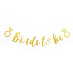 שרשרת Bride to be זהב