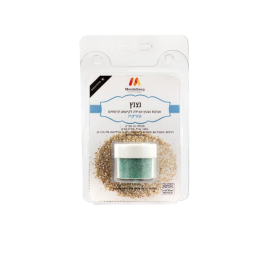 נצנץ - אבקת נצנוץ אכילה לקישוט וקינוחים צבע טורקיז