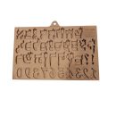 תבנית סיליקון לשוקולד בצק סוכר אותיות בעיברית פונט תנכי