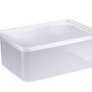 מיכל 4 ליטר שקוף לאוכל+מכסה