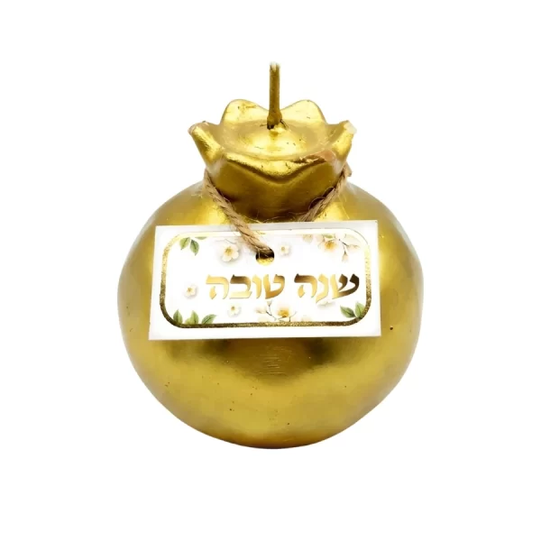נר דקורטיבי דגם רימון