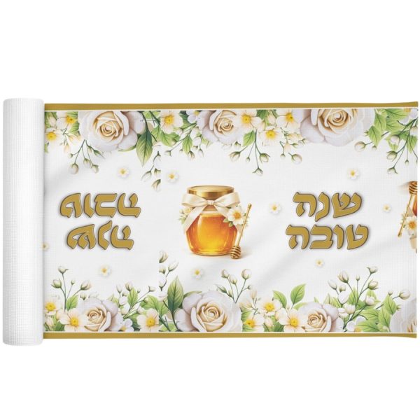 ראנר שנה טובה דגם פרחים